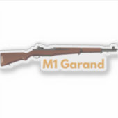 American WW2 Rifle M1 Garand Aufkleber (Vorderseite)