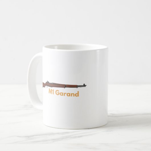 American WW2 Rifle M1 Garand Kaffeetasse (Vorderseite Links)