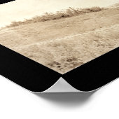 American WWI Cemetary Foto 1919 Poster (Ecke)