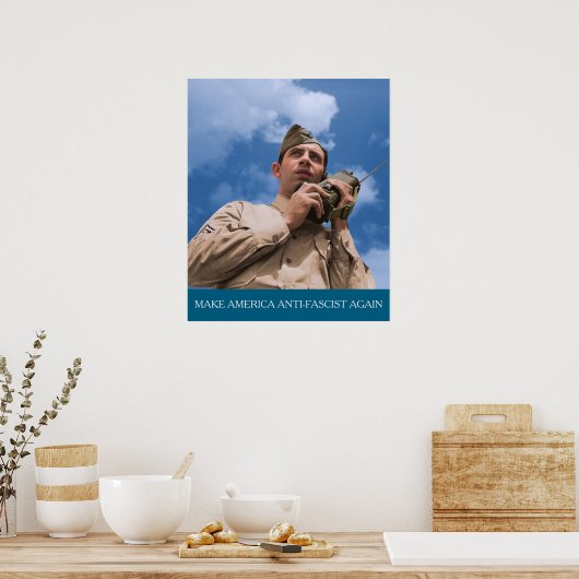 American WWII Radio Operator MAAFA Poster (Küche)