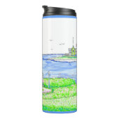 Americana 2 Blue Thermal Tumbler Thermosbecher (Nach rechts gedreht)