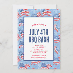 Americana 4. Juli Party Einladung