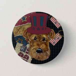 AMERICANA AIREDALE BUTTON
