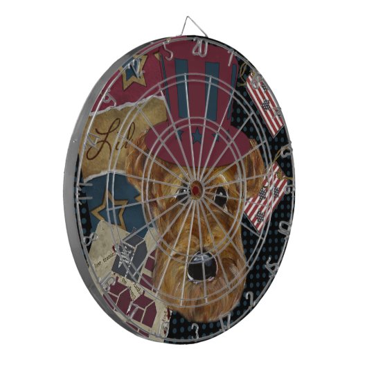 AMERICANA AIREDALE DARTSCHEIBE (Vorderseite Links)