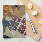 AMERICANA AIREDALE HANDTUCH (Viertel Falte)