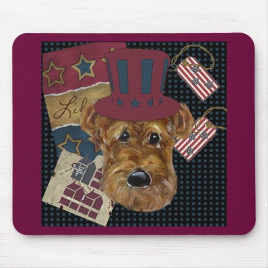 AMERICANA AIREDALE MOUSEPAD (Vorne)