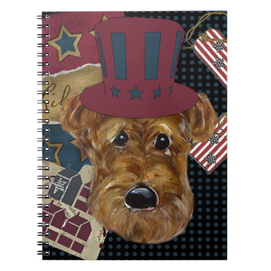 AMERICANA AIREDALE NOTIZBLOCK (Vorderseite)