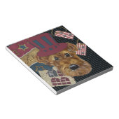 AMERICANA AIREDALE NOTIZBLOCK (angewinkelt)