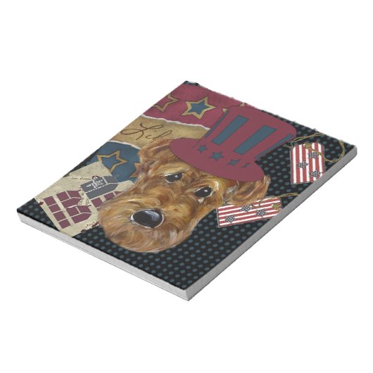 AMERICANA AIREDALE NOTIZBLOCK (Rotiert)