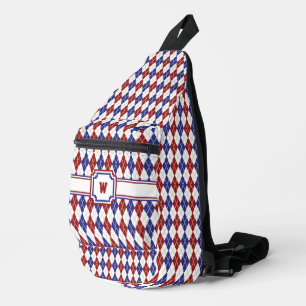 Americana Argyle Crossbody Bag