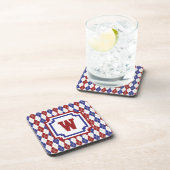 Americana Argyle Square Untersetzer (Rechte Seite)