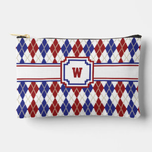 Americana Argyle Zubehörtasche