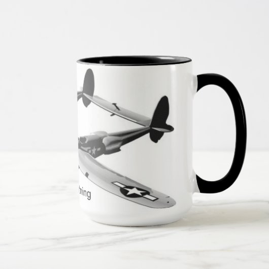 Americana: Blitz P-38 Tasse (Rechts)