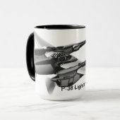 Americana: Blitz P-38 Tasse (Vorderseite Links)