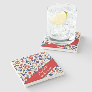 Americana-Blumengeschenk Steinuntersetzer