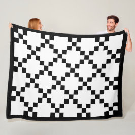 Americana Buffalo Karo Quilt Party Fleece Blanket