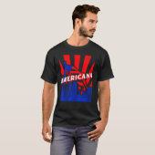 Americana, City, Flag, BJJ, Jiu-Jitsu, MMA, Fighti T-Shirt (Vorne ganz)