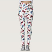 Americana Coquette Bow Leggings (Vorderseite)