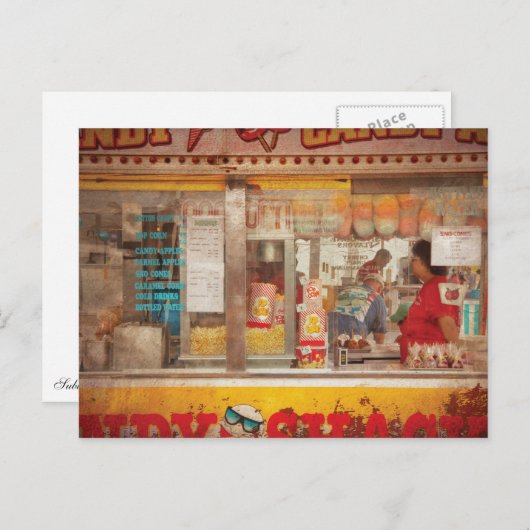 Americana - Der Bonbonhahn Postkarte (Vorne/Hinten)