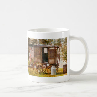 Americana - Der Wagen für Milch und Eier Kaffeetasse