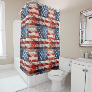 Americana Duschvorhang