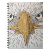 Americana Eagle Face Notebook Notizblock (Vorderseite)