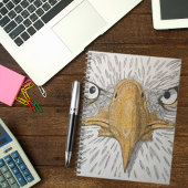 Americana Eagle Face Notebook Notizblock