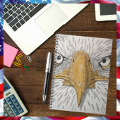 Americana Eagle Face Notebook Notizblock