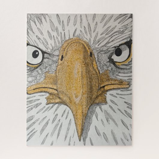 Americana Eagle Face Puzzle (Vertikal)