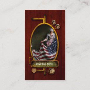 Americana - Flagge - Geburt der amerikanischen Fla Visitenkarte
