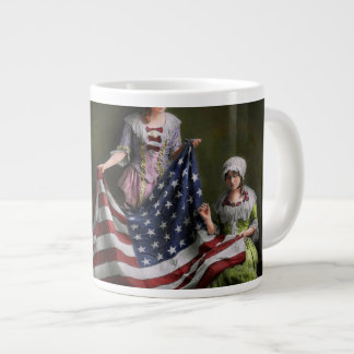 Americana - Flagge - Geburtsjahr der amerikanische Jumbo-Tasse