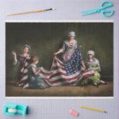 Americana - Flagge - Geburtsjahr der amerikanische Seidenpapier (Basteln)