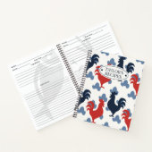 Americana Folk Art Roosters – Rustic Farm Recipe Notizblock (Innenseite)