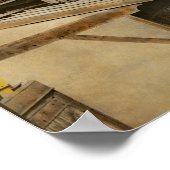 Americana - Freiheitsstatue - Halbgekleidet 1883 Poster (Ecke)