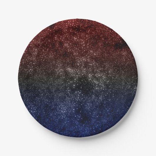 Americana Galaxy Pappteller (Vorderseite)