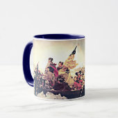 Americana:  George Washington Tasse (Vorderseite Links)