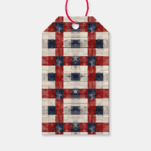 Americana-Gitter-Geschenkanhänger Geschenkanhänger