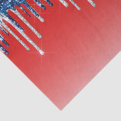 Americana Glitter Drip  Seidenpapier (Ausschnitt)