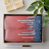 Americana Glitter Drip Seidenpapier (Geschenk)