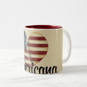 Americana Heart Tasse (VorderseiteRechts)