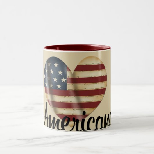 Americana Heart Tasse (Mittel)