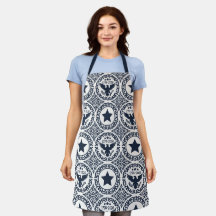 Americana Heritage Eagle Medaillon (Navy Creme)