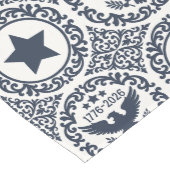 Americana Heritage Eagle Medallion (Navy Cream) Mittelgroßer Tischläufer (Ecke)