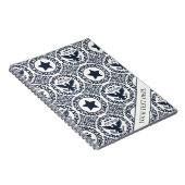 Americana Heritage Eagle Medallion (Navy Cream) Notizblock (Rechte Seite)