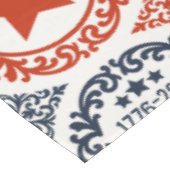 Americana Heritage Eagle Medallion -Navy Red Cream Tischdecke (Schrägansicht)