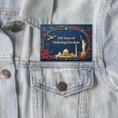 Americana Heritage National Monument Memorabilia  Button (Insitu)
