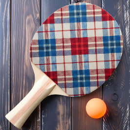 Americana Kariert Tischtennis Schläger