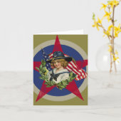Americana Karte (Gelbe Blume)