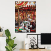 Americana - Karussell Poster (Heimbüro)