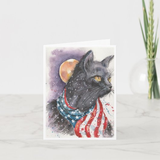 Americana-Katze Karte (Vorderseite)